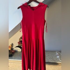 Lauren Ralph Lauren Vibrant Red midi Dress elegant comfortable size 6